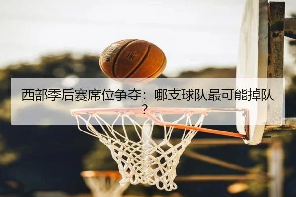 西部季后赛席位争夺：哪支球队最可能掉队？